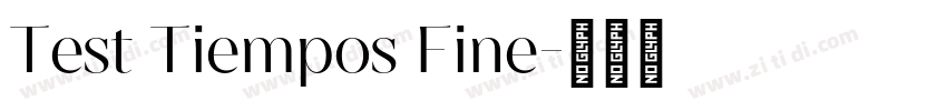 Test Tiempos Fine字体转换